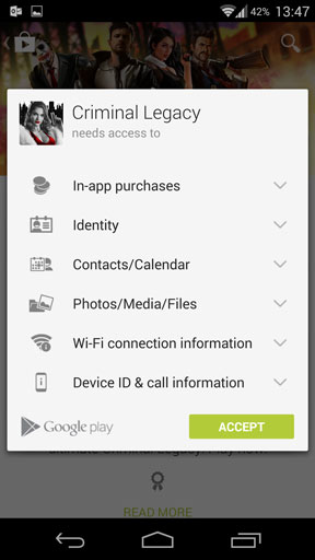 Lots of permissions