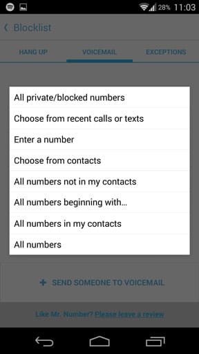How to block unknown callers on an Android phone