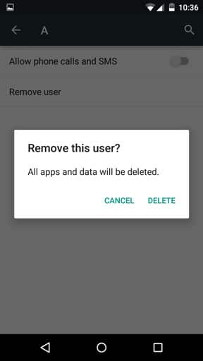 Remove user